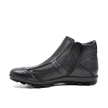 FOSCO FSC3532 SİYAH ERKEK BAĞSIZ FERMUARLI BOT