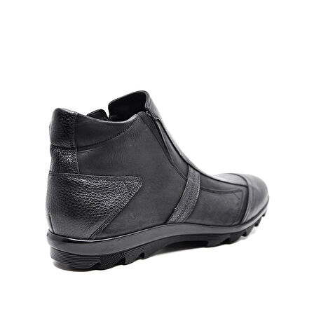 FOSCO FSC3532 SİYAH ERKEK BAĞSIZ FERMUARLI BOT