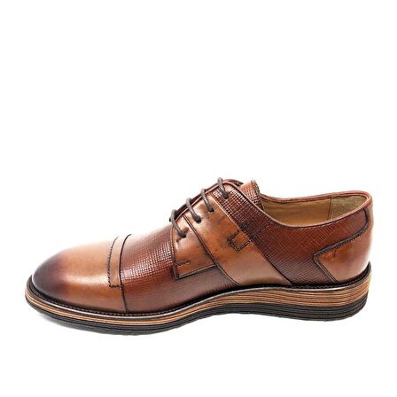 FOSCO FSC1532 TABA ERKEK ÇİFTYÜZ BASKILI BAĞLI AYAKKABI