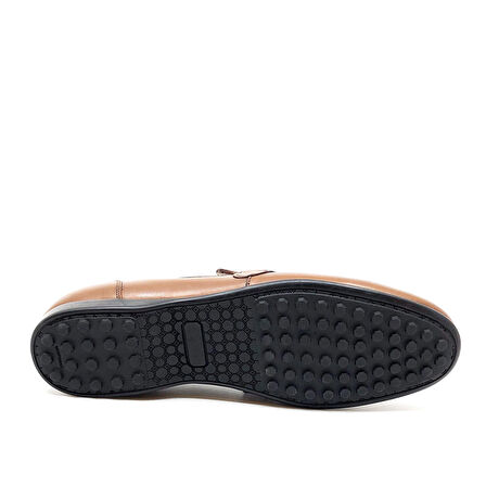 FOSCO FSC2076 TABA ERKEK BASKILI ÖNÜ KEMERLİ AYAKKABI