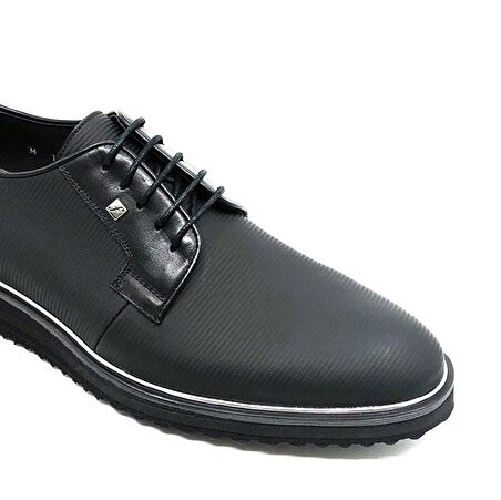 FOSCO FSC1595 SİYAH ERKEK BAĞLI EVA TABAN AYAKKABI