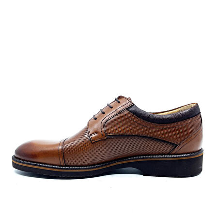 FOSCO FSC2568 TABA ERKEK İĞNE BASKILI BAĞLI CASUAL AYAKKABI