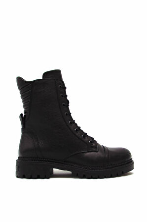 CASTLE BLACK CB52682 SİYAH KADIN BAĞLI FERMUARLI POSTAL BOT