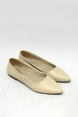 KANUGA BB2022-41 BEJ KADIN SİVRİ BURUN BABET