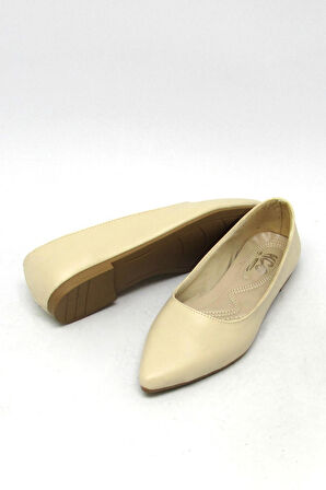 KANUGA BB2022-41 BEJ KADIN SİVRİ BURUN BABET