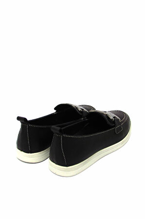 KANUGA EVD2785 SİYAH KADIN TOKLALI GÜNLÜK AYAKKABI