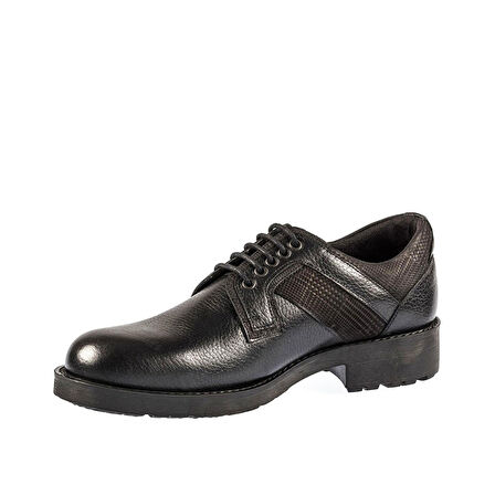 FOSCO FSC-7576 SİYAH ERKEK BAĞLI KLASİK AYAKKABI