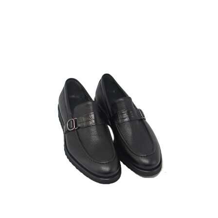 FOSCO FSC-2861 SİYAH ERKEK TOKALI KLASİK AYAKKABI
