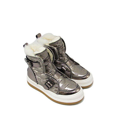 GUJA BLG-22K321 GRİ KADIN KEMERLİ KAR BOTU