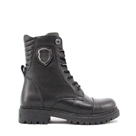 KANUGA SCL-721 SİYAH KADIN TOKA DETAYLI POSTAL BOT