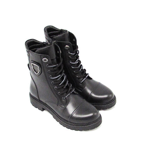 KANUGA SCL-721 SİYAH KADIN TOKA DETAYLI POSTAL BOT