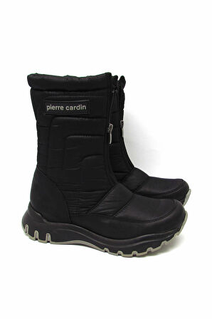 PİERRE CARDİN PC-52049 SİYAH UNİSEX ÖNÜ FERMUARLI KAR BOTU