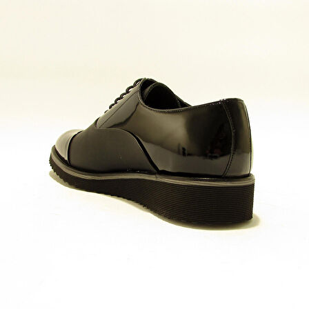 FOSCO FSC6590 SİYAH RUGAN ERKEK ÇİFT YÜZ BAĞLI KLASİK EVA TABAN AYAKKABI