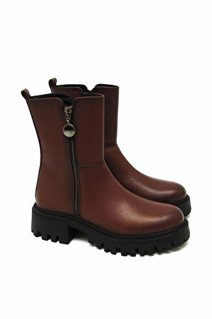 CASTLE BLACK CB23782 TABA KADIN FERMUARLI TÜM YÜZ BOT