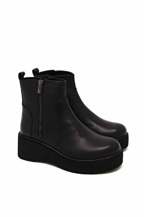 CASTLE BLACK CB62662 SİYAH KADIN EVA TABAN TÜM YÜZ BOT