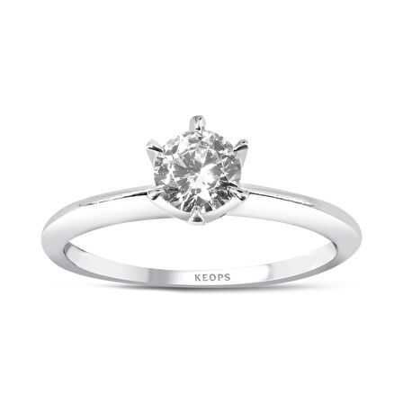 F Renk SI1  0.40 Karat Vintage Tektaş Yüzük