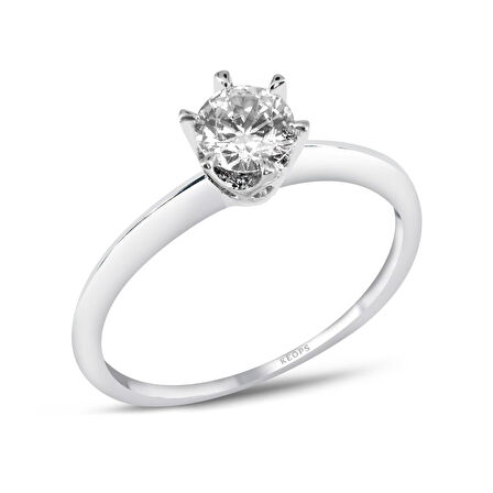 F Renk SI1  0.40 Karat Vintage Tektaş Yüzük