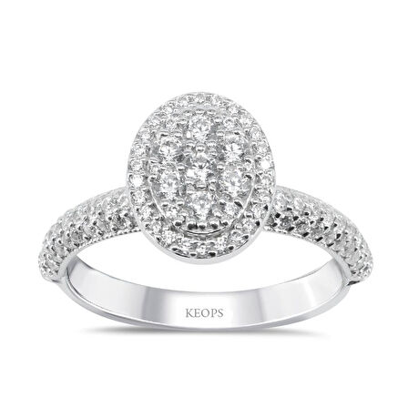 0.70 Karat Vintage Oval Yüzük