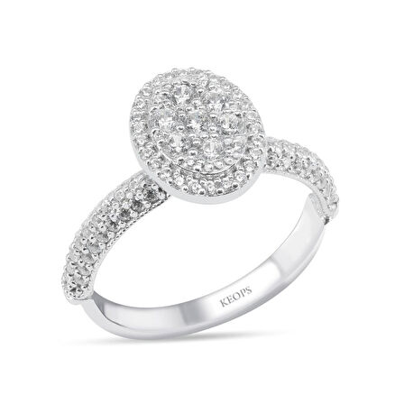 0.70 Karat Vintage Oval Yüzük