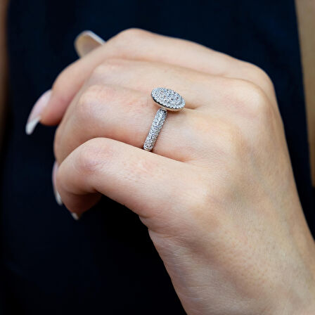 0.70 Karat Vintage Oval Yüzük