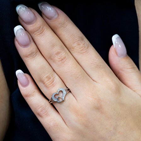 0.16 Karat Pırlanta Çift Klap Yüzük