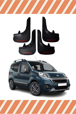 Fiat Fiorino tüm kasalar racing yazılı 4’lü tozluk çamurluk paçalık