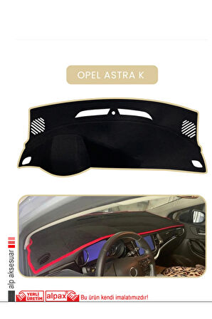 Opel Astra K Torpido Koruma  Halısı -  Bej Kenar