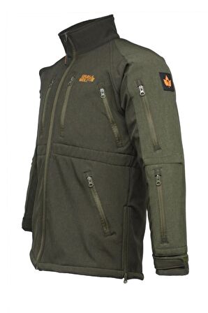 Taktikal Softshell Polarlı Mont Su Ve Rüzgar Geçirmez Soft-mont M Beden