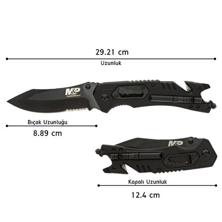 Smith Wesson® M&P MILITARY DUAL KNIFE & TOOL Asist Çakı Alet Seti 1100079
