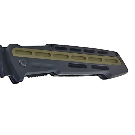 Smith Wesson® M&P AR Overmold LinerLock Siyah Haki Taktik Çakı 1100083