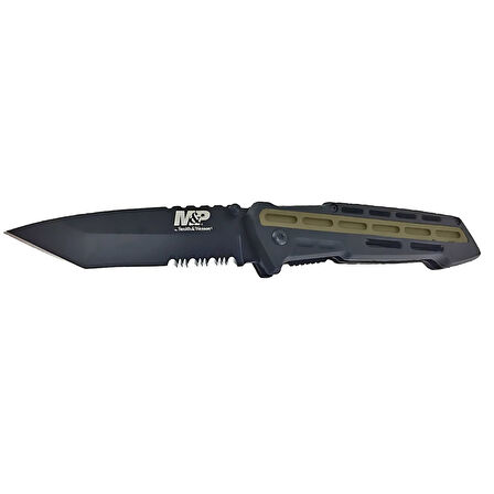 Smith Wesson® M&P AR Overmold LinerLock Siyah Haki Taktik Çakı 1100083