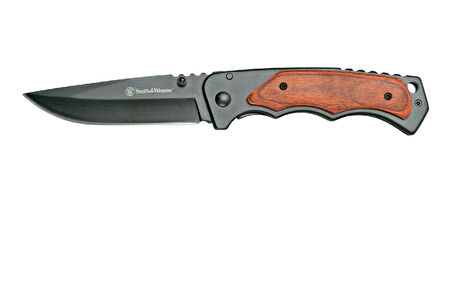 Smith & Wesson® Wood Handle Katlanır Cep Çakısı 1147091