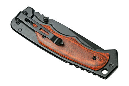 Smith & Wesson® Wood Handle Katlanır Cep Çakısı 1147091