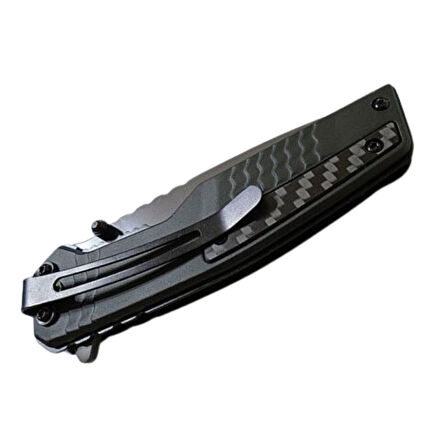 Smith & Wesson® Special Ops Linerlock A/O Black CF Katlanır Cep Çakısı