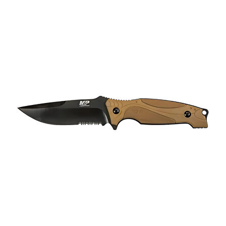 Smith Wesson® M&P M2.0 Shield Clip Point FDE Oxide Fixed Blade Taktik Bıçak 1085882