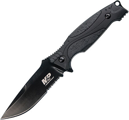 Smith Wesson® M&P M2.0 Shield Clip Point Black Oxide Fixed Blade Taktik Bıçak