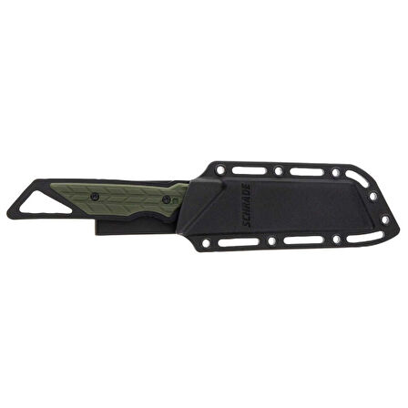 Schrade USA OUTBACK CLEAVER Fixed Blade Aus-8 Overmolded Sabit Bıçak 1182498