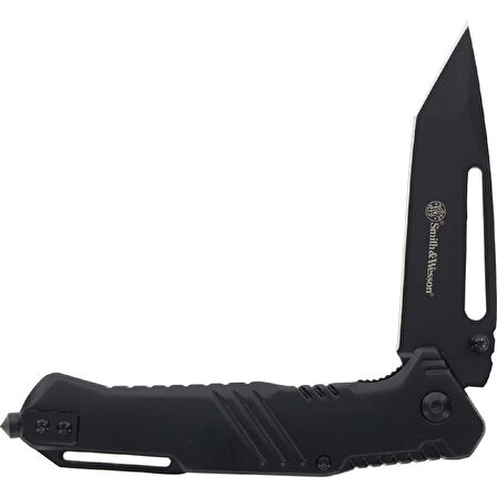 Smith Wesson® EXTREME OPS TANTO Black Linerlock GLASS BREAKER Taktik Çakı 1205907