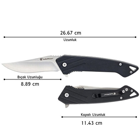 Smith Wesson® Black Ops Recurve Folder Çakı 1205899