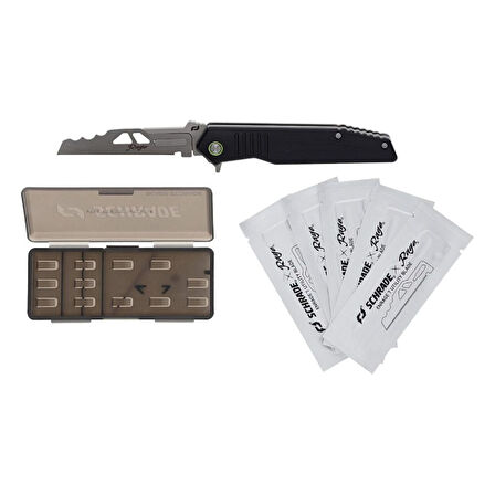 Schrade USA Nitro Enrage 7 – 2.5" Değiştirilebilir Bıçaklı Katlanır Bıçak, G10 Sap, Frame Lock (1202706)