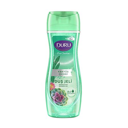 Duru Duş Jeli 450 ml 4 lü Karma Set / Deniz Tuzu & Yosun ve Kaktüs Çiçeği