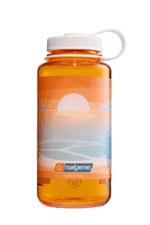 Nalgene 32 oz WM Clementine Landscape Sunset 1L
