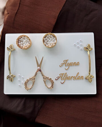 Adore Gold Söz Tepsisi