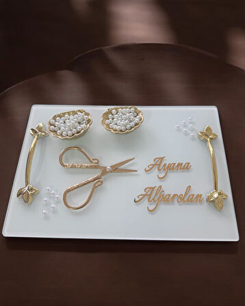 Adore Gold Söz Tepsisi
