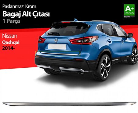 S-Dizayn Nissan Qashqai Krom Bagaj Alt Çıtası 2014-2021