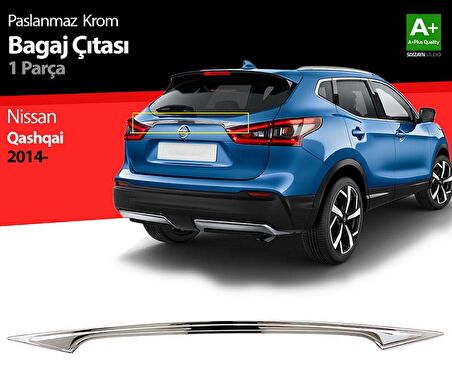 S-Dizayn Nissan Qashqai Krom Bagaj Çıtası 2014-2021