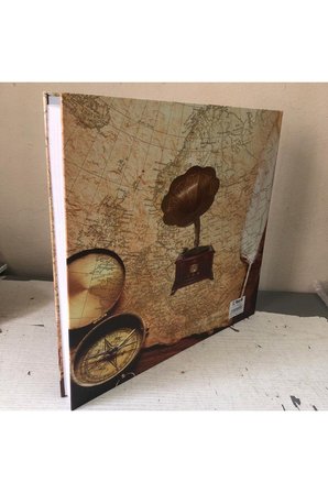 Rabsev Rs20 Fotoğraf Albümü 10x15cm 600 Lük Gramafon Desenli Kutusuz Yatay Dikey Modeli
