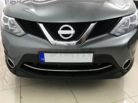 S-Dizayn Nissan Qashqai Krom Ön Tampon Çıtası 2014-2017
