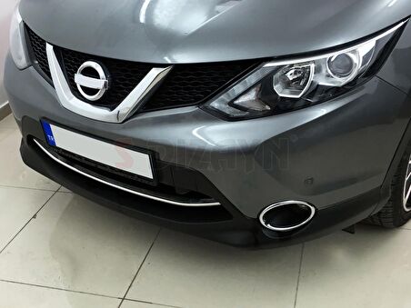 S-Dizayn Nissan Qashqai Krom Ön Tampon Çıtası 2014-2017