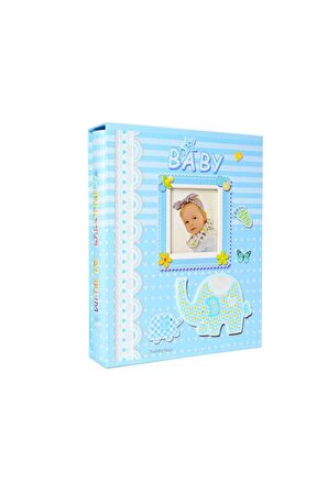 Rs031 Bebek Fotoğraf Albümü 10x15cm 200 Fotoğraf Kapasiteli Kutulu Lüx Bebek Albüm